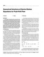 3256 — Numerical Solutions of Navier-Stokes Equations-for Push-Pull Flow