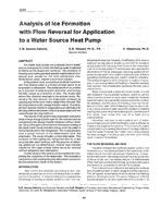 3292 — Analysis of Ice Formation with Flow Reversal for Application to a Water Source Heat Pump