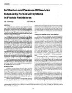 VA-89-05-4 — Infiltration and Pressure Differences Induced by Forced Air Systems in Florida Residences