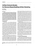 VA-89-06-5 — Airflow NetWork Models for Element-Based Building Airflow Modeling