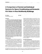 VA-89-12-3 — A Comparison of Central and Individual Systems for Space Conditioning and Domestic Water in New Multifamily Buildings