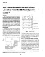 VA-89-13-2 — UserÃ¢Â€Â™s Experiences with Variable-Volume Laboratory Fume Hood Exhaust Systems