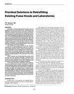 VA-89-13-5 — Practical Solutions to Retrofitting Existing Fume Hoods and Laboratories