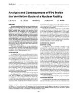VA-89-14-3 — Analysis and Consequences of Fire inside the Ventilation Ducts of a Nuclear Facility