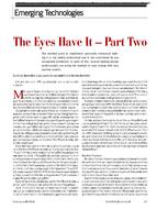 Emerging Technologies: The Eyes Have It — Part Two