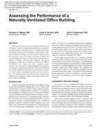 CH-06-01-3 – Assessing the Performance of a Naturally Ventilated Office Building