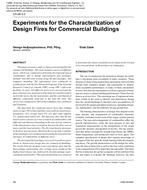CH-06-03-3 – Experiments for the Characterization of Design Fires for Commercial Buildings