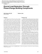 CH-06-06-2 – Diurnal Load Reduction Through Phase-Change Building Components