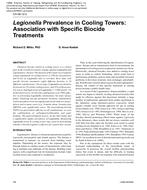 CH-06-12-2 – Legionella Prevalence in Cooling Towers: Association with Specific Biocide Treatments