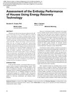 4824 – Assessment of the Enthalpy Performance of Houses Using Energy Recovery Technology