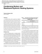 4828 – Condensing Boilers and Baseboard Hydronic Heating Systems