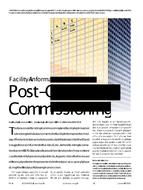 Facility Information Systems for Post-Occupancy Commissioning