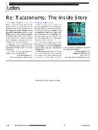 Re: Natatoriums: The Inside Story