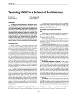 VA-89-15-4 — Teaching HVAC in a School of Architecture