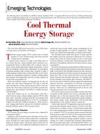 Emerging Technologies: Cool Thermal Energy Storage