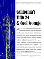 CaliforniaÃ¢Â€Â™s Title 24 & Cold Storage