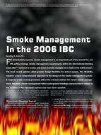 Smoke Management in the 2006 IBC