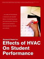 Research Report: Effects of HVAC on Student Performance