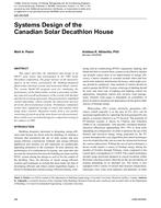 QC-06-029 – Systems Design of the Canadian Solar Decathlon House