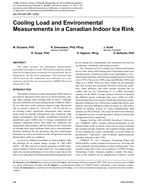 QC-06-049 (RP-1289) – Cooling Load and Environmental Measurements in a Canadian Indoor Ice Rink