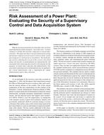 QC-06-062 – Risk Assessment of a Power Plant: Evaluating the Security of a Supervisory Control and Data Acquisition System