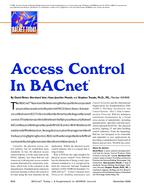 Access Control In BACnetÃ‚Â®