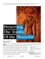 Preserving The Tombs Of the Pharaohs