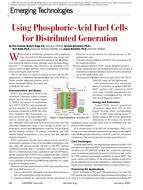 Emerging Technologies: Using Phosphoric-Acid Fuel Cells For Distributed Generation