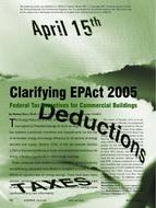 Clarifying EPAct 2005: Federal Tax Incentives for Commercial Buildings