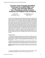4460 (RP-1077) — Parametric Study of Charging Inlet Diffuser Performance in Stratified Chilled Water Storage Tanks with Radial Diffusers: Part 2Ã¢Â€Â”Dimensional Analysis, Parametric Simulations and Simplified Model Development