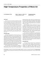 CI-01-11-3 (RP-1060) — High Temperature Properties of Moist Air
