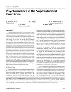 CI-01-11-1 (RP-1094) — Psychrometrics in the Supersaturated Frost Zone