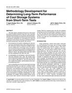AC-02-19-3 — Methodology Development for Determining Long-Term Performance of Cool Storage Systems from Short-Term Tests