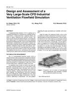 AC-02-17-2 — Design and Assessment of a Very Large-Scale CFD Industrial Ventilation Flowfield Simulation