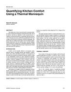 AC-02-16-2 — Quantifying Kitchen Comfort Using a Thermal Mannequin