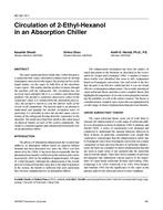 AC-02-13-1 — Circulation of 2-Ethyl-Hexanol in an Absorption Chiller