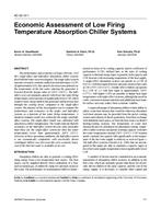 AC-02-10-1 — Economic Assessment of Low Firing Temperature Absorption Chiller Systems