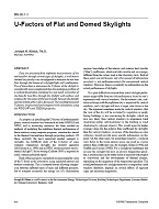 MN-00-07-3 — U-Factors of Flat and Domed Skylights