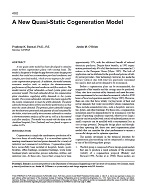 4382 — A New Quasi-Static Cogeneration Model