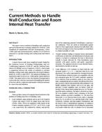 4286 — Current Methods to Handle Wall Conduction and Room Internal Heat Transfer