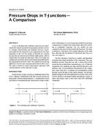 4363 — Pressure Drops in T-Junctions-A Comparison