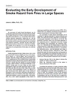 DA-00-06-3 — Evaluating the Early Development of Smoke Hazard from Fires in Large Spaces