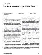 DA-00-06-1 (RP-976) — Smoke Movement for Sprinklered Fires