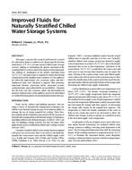 4341 (RP-993) — Improved Fluids for Naturally Stratified Chilled Water Storage Systems