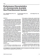 4326 — Performance Characteristics of a Commercially Available Gas-Fired Desiccant System