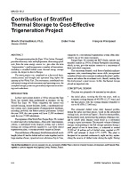 MN-00-16-2 — Contribution of Stratified Thermal Storage to Cost-Effective Trigeneration Project