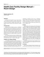 MN-00-11-4 — Health Care Facility Design ManualÃ¢Â€Â”Room Design