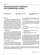 AT-01-09-2 — Thermoeconomics Applied to Air-Conditioning Systems