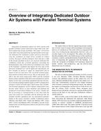 AT-01-07-1 — Overview of Intergrating Dedicated Outdoor Air Systems with Parallel Terminal Systems