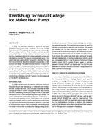 AT-01-06-3 — Reedsburg Technical College Ice Maker Heat Pump